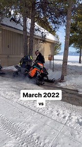 Our main riding area of Island Park, Idaho had a huge change in snowpack this season compared to last year. How was it in your area? | SnoWest Magazine