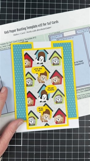 Cute animal paper on cards #papercrafting #cardmaking #everydaycards