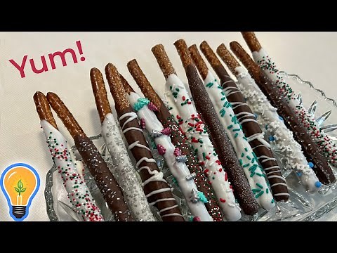 Candy Dipped Pretzel Rods -- A Sweet & Salty Treat!