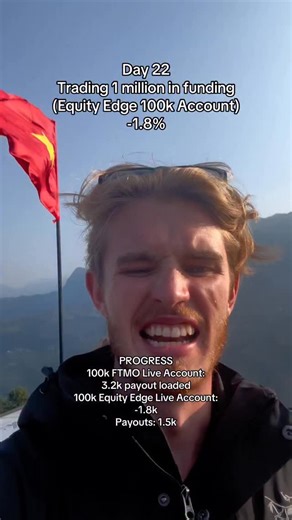 Sam Cobb on Instagram: "Day 22 trading 1 million in funding. Documenting everything — wins & losses. #forextrading #forex #trading #propfirm #"