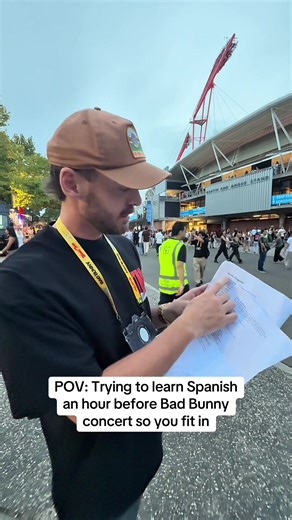 Language barrier problems #badbunny #sydney