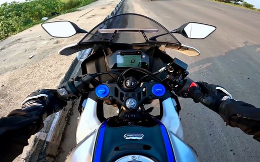 雅马哈R15 V4最高时速测试