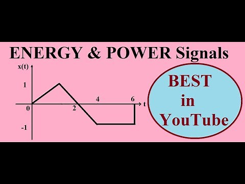 Energy and Power Signals (Example 4)