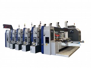 [Hot Item] Automatic Carton Pizza Box Making Machine Color Corrugated Board Printing Machine