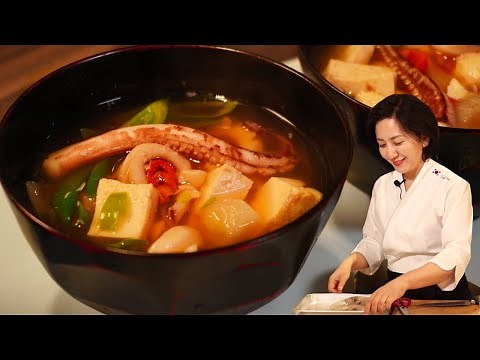 Squid soup by Chef Jia Choi l Ojingeo-guk l Delicious and easy recipe