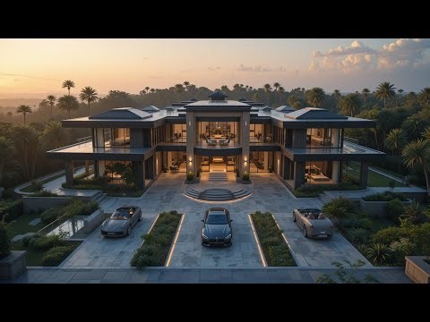 Luxury Modern House Tour | Ultra Modern Mansion Walkthrough in 8K | Dream Home Design