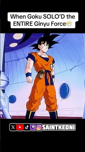 DBZ - GOKU VS GINYU FORCE😳