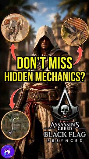 3 Secret Mechanics You Missed in AC Black Flag Resynced #gaming #acblackflagresynced #assassinscreed