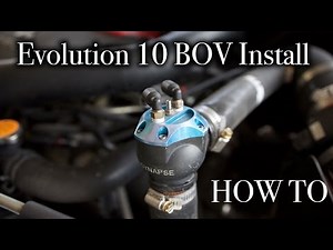 HOW TO: MITSUBISHI EVO X BOV INSTALL | SYNAPSE DIVERTER VALVE
