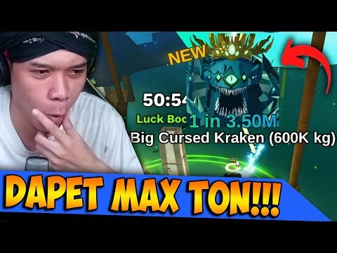 Akhirnya Aku Mendapatkan Cursed Kraken 1/3.50M Max Ton !!! Update Fish It Terbaru