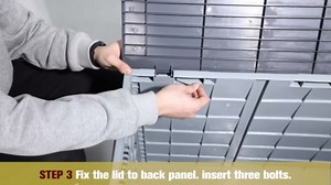 Oakcloud 75 Gallon Resin Deck Box - Waterproof Outdoor Indoor Storage Container for Patio, Garden, Pool Tools, Black