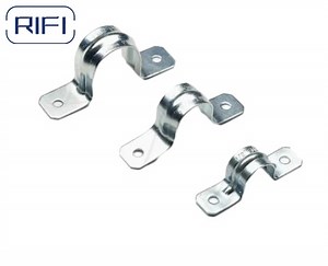 [Hot Item] Pre-Galvanized Metal Electrical Conduit Fittings 2 Hole Strap Clamp