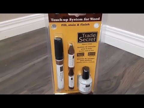 How to fix scratches in laminate floorings.