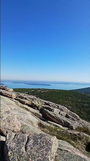Cadillac Mountain Summit Clear Day Atlantic Ocean 2025 Highlights Acadia Woody Sightseeing Tours!