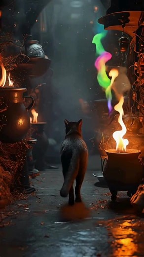 Follow the Magical Black Cat Adventure!