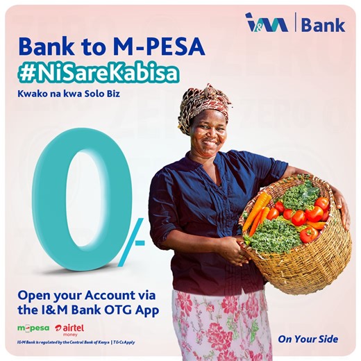 1.9K views · 48 reactions | BADO NI SARE  Miaka imepita, trends zimekuja na zimeisha…But one thing never changed! Bank to M-PESA na Airtel Money bado #NiSareKabisa. We stay true to your hustle. No hidden fees. No surprises. Open your account today. Click: 2ly.link/1xwMR #OnYourSide | I&M Bank Ltd | Facebook