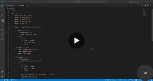 Python To-Do List App with Menu-Driven Interface | GAURI GUPTA posted on the topic | LinkedIn