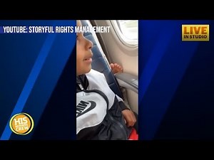 Little Boy Calls Out Plane Passenger with Stinky Feet
