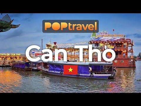 Walking in Can Tho, Vietnam - Mekong River Delta - 4K