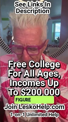 Free College for All Ages, Incomes Up To