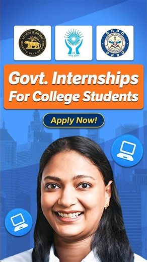 3 Govt. Internships - RBI, DRDO, NHRC for College Students| Stipend upto ₹45K/month