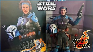 Hot Toys Bo-Katan Kryze sixth scale figure unboxing