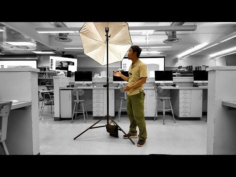 Basic Light Stand, Umbrella, and Flash Setup Tutorial