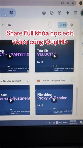 Khóa Học Edit Video Cùng Quạ HD