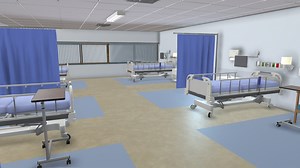 hospital ward - 3D model by sd-edify