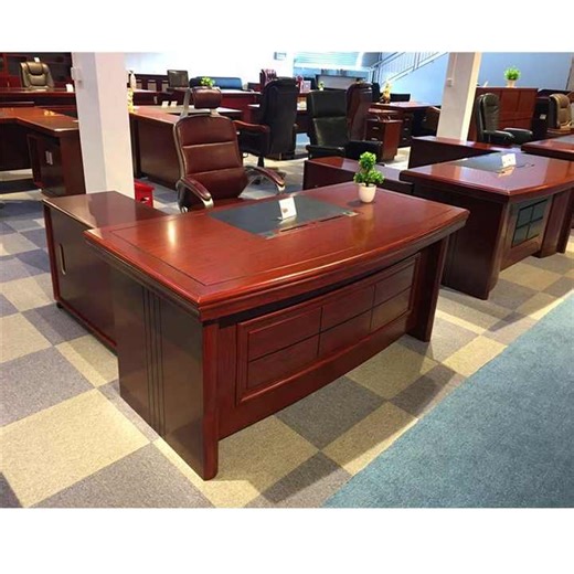 Modern Curved Office Furniture Desk  CEO Boss Executive  Office Table Office Desk Designs Photos