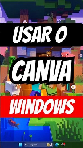 HOW TO USE CANVA on WINDOWS (NOTEBOOK and PC) 🔥 #canva #shorts #windows11