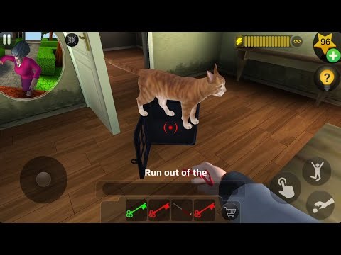 Aesthetic Cute Cat vs Old Scary Teacher 3D Gameplay