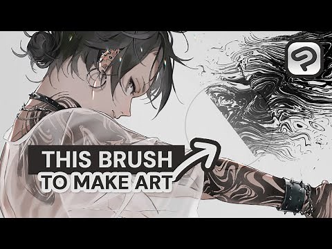 Making Art using this Brush! ✿ Full Character Illustration Process [Clip Studio Paint 2023]