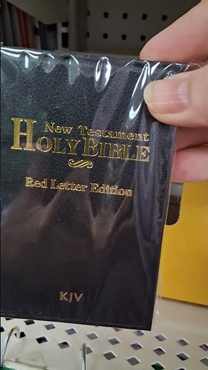 DOLLER TREE HAS NICE GOOD SIZED BIBLES AS WELL AS RED LETTER MINI BIBLES