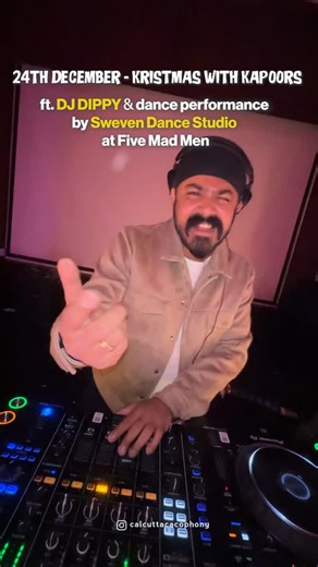 Christmas Eve in Kolkata is about to get legendary! Five Mad Men is gearing up to host ‘Kristmas with Kapoors’ on December 24th, and if the buzz is anything to go by, this is going to be the place to be. DJ Dippy is set to take over the decks, and Sweven Dance Studio is bringing their A-game with what’s being hyped as a mind-blowing performance. 🔰 Share it | 📌 Save it 🚦 Keep exploring with us! 📸 Want us to cover? DM us! #CalcuttaCacophony [Five Mad Men, Sweven Dance Studio, Christmas Eve, 24