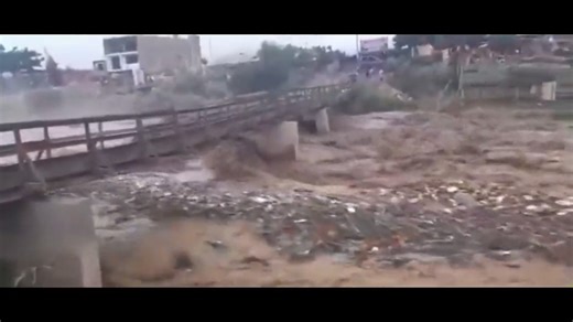 1.6K views · 17 reactions | Lima, Peru was hit by devastating floods this year, causing an incredible mudslide in the Chillón River! The extreme weather conditions have left parts of the country in chaos. | People's Weather | Facebook