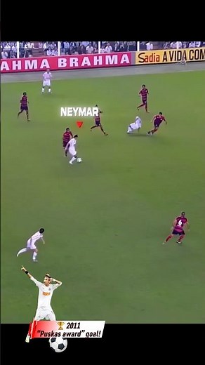 Neymar vs Ronaldinho (Santos vs Flamengo 2011)🔥 (Puskas award)