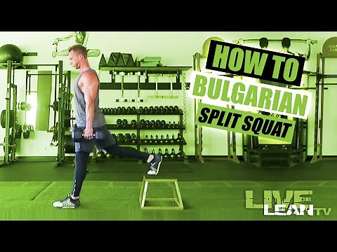 How To Do A DUMBBELL BULGARIAN SPLIT SQUAT | Exercise Demonstration Video and Guide