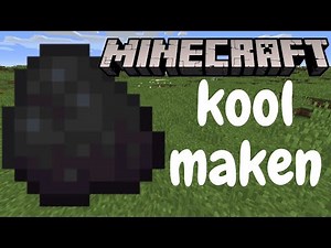hoe maak je kool in minecraft