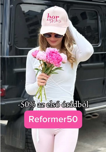 Használd a “reformer50” kódot és próbáld ki 4.300 Ft-ért a reformer pilatest!🩷 Sapik kaphatóak👉🏻 @𝚂𝚣á𝚗𝚝ó 𝙴𝚍𝚒𝚝 #reformerpilates #pilatergirlie #pilatesbudapest #everflowpilates #13kerulet #13kerulet