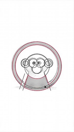 Design logo using circles and lines