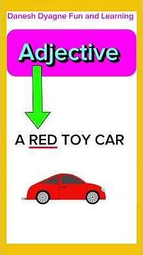 What Is An adjective | Adjectives For Kids | #educationalvideo