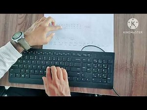 Hindi Typing Home Row with shift words practice part 2