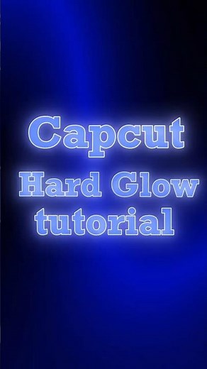 CapCut Hard glow Tutorial #shorts #tutorial