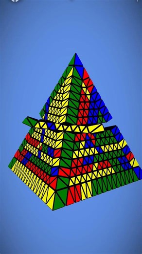 Solve the BIG Cube Triangle Puzzle Now