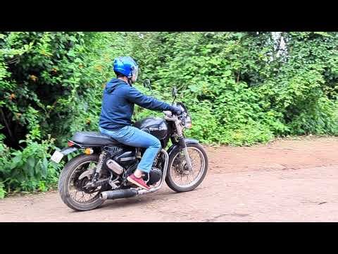 Modified Thunderbird 350 Scrambler/ Brat Style