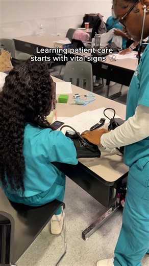 🩺📋 Medical Assisting students at HCI College are getting started with the foundations of patient care—beginning with learning how to take vital signs. These core skills are the first step in preparing for a rewarding role in healthcare. If you’ve been thinking about a career in healthcare, becoming a Medical Assistant is a great place to start. Our next class begins January 12th! Visit hci.edu to learn more and take the first step today. | HCI College