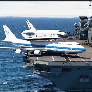 160K views · 949 reactions | The Extreme Take Off Boeing 747-1 00 Nasa from Aircraft Carrier | Smilo Aviation | Facebook