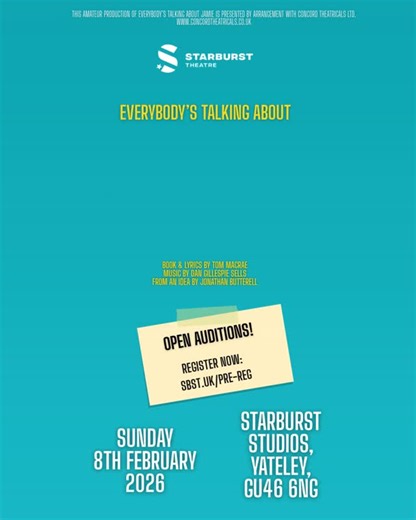 Starburst on Instagram: "✨ Audition notice ✨ Ready for Jamie auditions next Sunday!? Here are the following songs we'd like to hear for anyone auditioning for a main role or ensemble: Jamie - My Man Your Boy (Jamie) - all Hugo - The Legend of Loco Chanelle - start to 1:08 Mum, Ray, Miss Hedge - He's My boy - start to 1:50 Pritti - It Means Beautiful (Reprise) - all All other characters/ensemble - Everybody's Talking About Jamie - 0:40 to 1:05 You will taught by our vocal coach on the day - but p