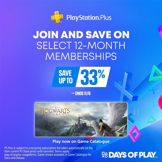 13K views · 98 reactions | The clock is ticking on Days of Play ⏰ Join your friends online for less during Days of Play with discounts on select PlayStation Plus memberships. Full details: https://psasia.pse.is/7pzr94 | PlayStation Asia | Facebook